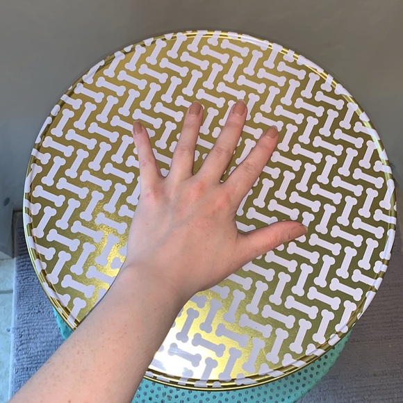 FEED ME XL Fringe Pet Food Storage Tin With Lid - Picture 6 of 15